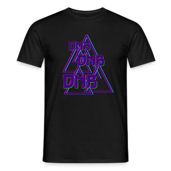 Tambour et basse Rave Raver Gift - T-shirt homme - noir - Devant - AI Model Male 178 light (178cm)