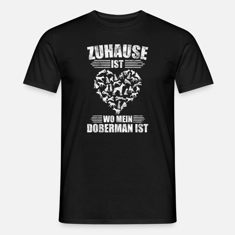 Dobermann - Männer T-Shirt - Schwarz