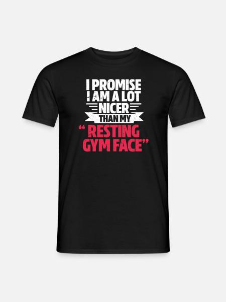 Gym - T-shirt homme - noir