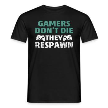 Player - Men's T-Shirt - black - Front - AI Model Male 178 light (178cm)