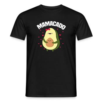 Schwangerschaft Schwanger Avocado Geschenk - Männer T-Shirt - Schwarz - Vorne - AI Model Male 178 light (178cm)