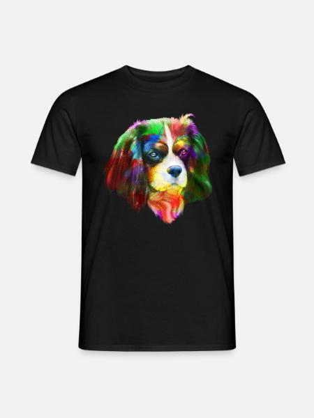 Cavalier King Charles Spaniel dog - Men's T-Shirt - black