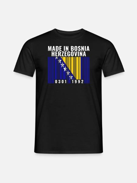 Bosnien und Herzegowina Kulturerbe Bosnien und Herzegowina - Männer T-Shirt - Schwarz