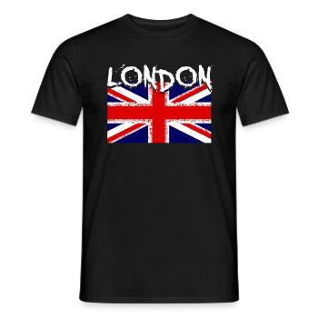 Londres - T-shirt homme - noir - Devant - AI Model Male 178 light (178cm)