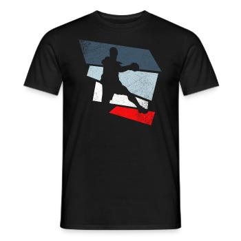 Handball - T-shirt homme - noir - Devant - AI Model Male 178 light (178cm)