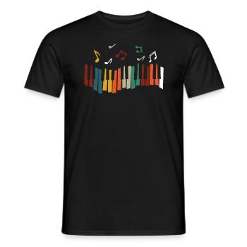 Keyboardist Keyboard Player - T-shirt homme - noir - Devant - AI Model Male 178 light (178cm)