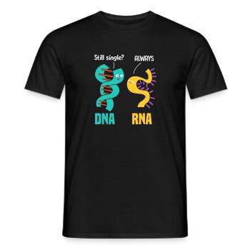 Cadeau de laboratoire de biologie science chimie - T-shirt homme - noir - Devant - AI Model Male 178 light (178cm)