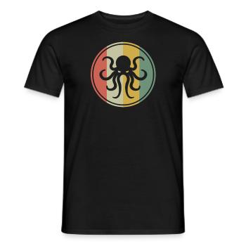 Cthulhu Retro Vintage Design - T-shirt homme - noir - Devant - AI Model Male 178 light (178cm)