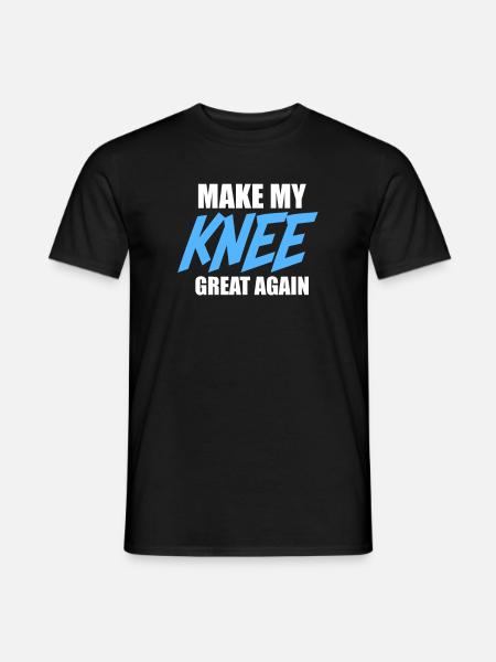 Knee op - Men's T-Shirt - black