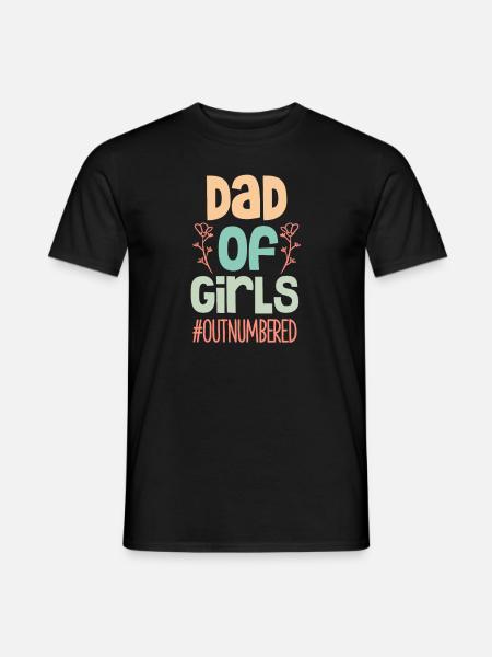 father daughter - Men's T-Shirt - black
