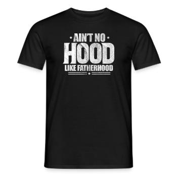 Father daddy daughter son family father's day gift - Men's T-Shirt - black - Front - AI Model Male 178 light (178cm)
