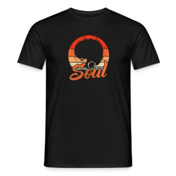 Soul - Männer T-Shirt - Schwarz - Vorne - AI Model Male 178 light (178cm)
