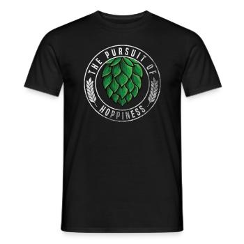 brewery - Men's T-Shirt - black - Front - AI Model Male 178 light (178cm)