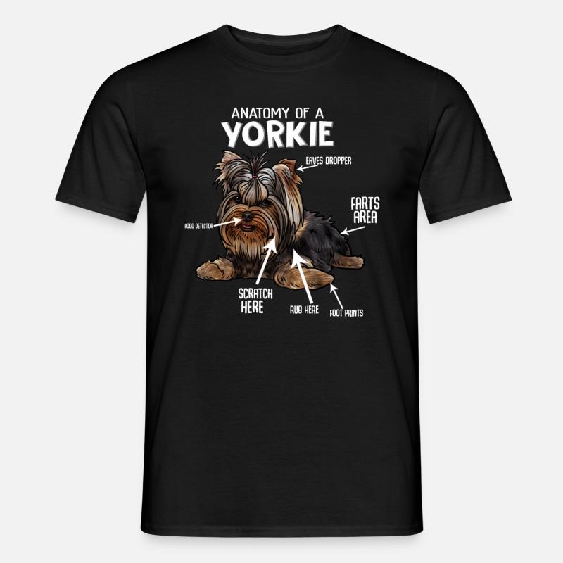 Yorkshire Terrier - Männer T-Shirt - Schwarz