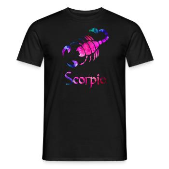 Scorpio - Men's T-Shirt - black - Front - AI Model Male 178 light (178cm)