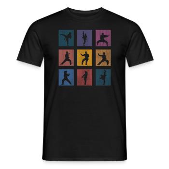 karate - Men's T-Shirt - black - Front - AI Model Male 178 light (178cm)