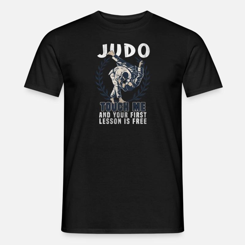 Judo - Männer T-Shirt - Schwarz