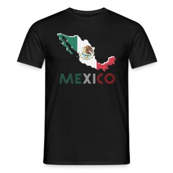 Mexique - T-shirt homme - noir - Devant - AI Model Male 178 light (178cm)