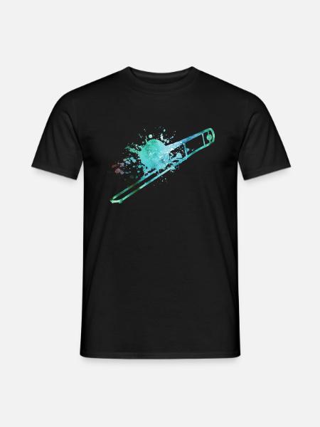 Trombonist trombone - Men's T-Shirt - black