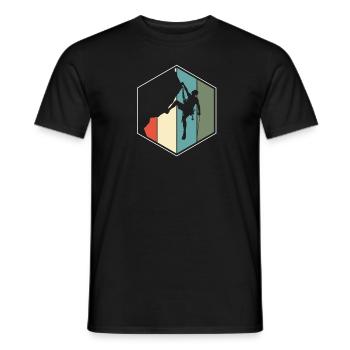 Montée - T-shirt homme - noir - Devant - AI Model Male 178 light (178cm)