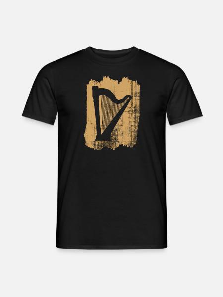harpe - T-shirt homme - noir