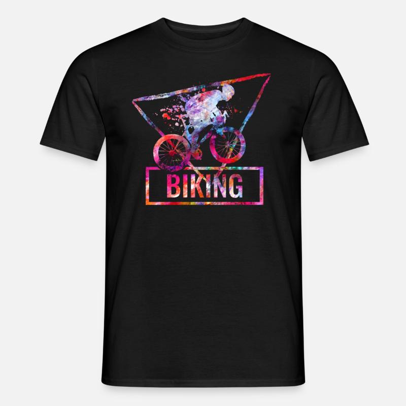 Fahrrad - Männer T-Shirt - Schwarz