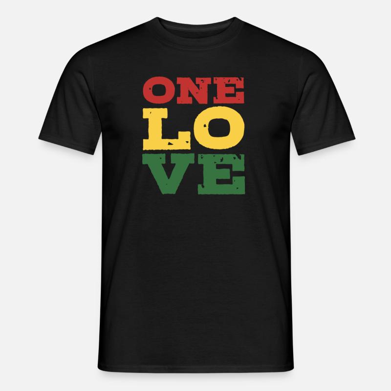 Rasta - Männer T-Shirt - Schwarz