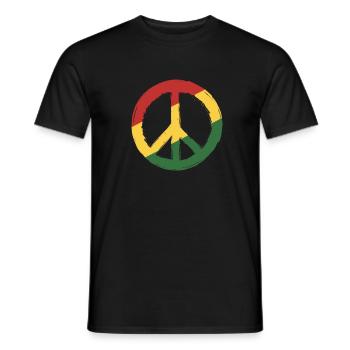 Rasta - Männer T-Shirt - Schwarz - Vorne - AI Model Male 178 light (178cm)