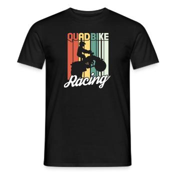 Quad - T-shirt homme - noir - Devant - AI Model Male 178 light (178cm)