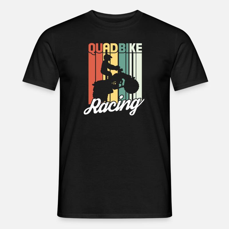 Quad - Männer T-Shirt - Schwarz