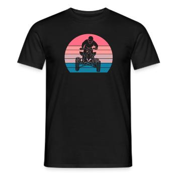 Quad - T-shirt homme - noir - Devant - AI Model Male 178 light (178cm)