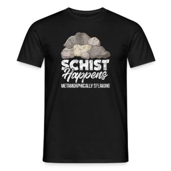 Geologie - Männer T-Shirt - Schwarz - Vorne - AI Model Male 178 light (178cm)