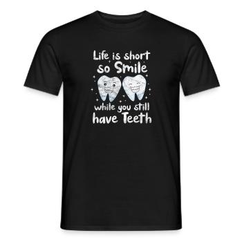 Dentist - Men's T-Shirt - black - Front - AI Model Male 178 light (178cm)