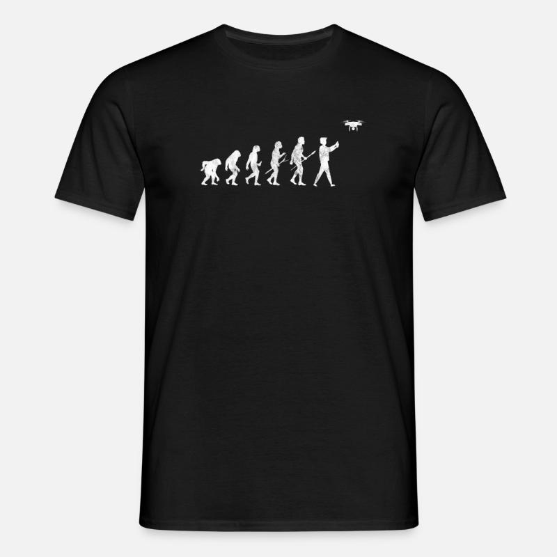 Drone Evolution - T-shirt Homme - noir