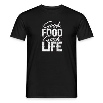 Cuisinier - T-shirt homme - noir - Devant - AI Model Male 178 light (178cm)