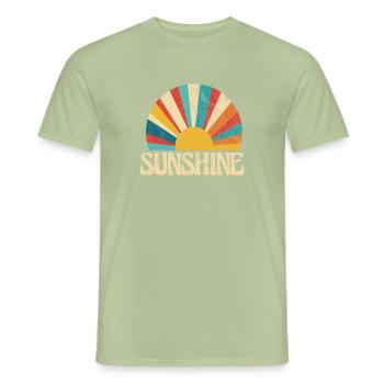 Hippy - Men's T-Shirt - sage - Front - AI Model Male 178 light (178cm)