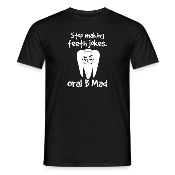 Dentist Dentist Dentist Teeth Gift - Men's T-Shirt - black - Front - AI Model Male 178 light (178cm)