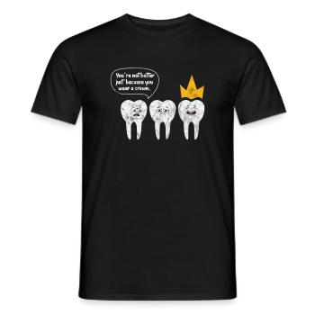 Dentist - Men's T-Shirt - black - Front - AI Model Male 178 light (178cm)