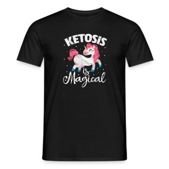 Keto Diät - Männer T-Shirt - Schwarz - Vorne - AI Model Male 178 light (178cm)
