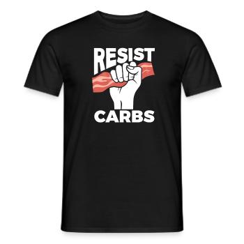 Keto Diät Speck Ketogen Fett Ernährung Geschenk - Männer T-Shirt - Schwarz - Vorne - AI Model Male 178 light (178cm)