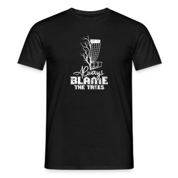 Disc Golf - Männer T-Shirt - Schwarz - Vorne - AI Model Male 178 light (178cm)
