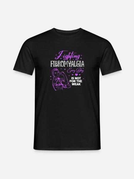 Fibromyalgia Fibro Fibromyalgia Reuma lahja - Miesten T-paita - musta