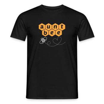 Tante Biene Nichte Neffe Familie Geschenk - Männer T-Shirt - Schwarz - Vorne - AI Model Male 178 light (178cm)