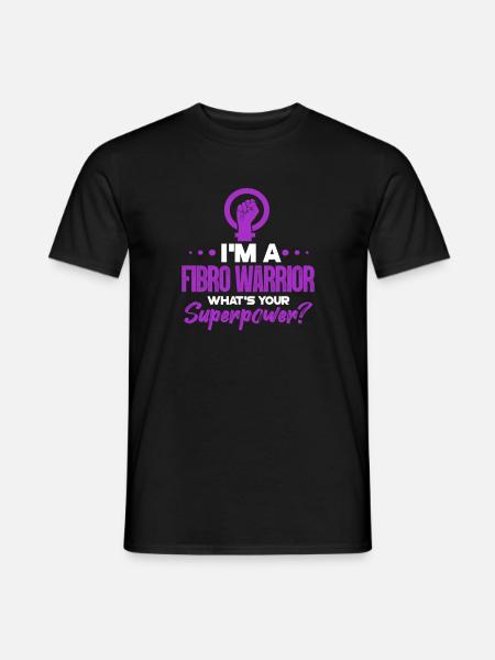 Fibromyalgie Fibro Fibromyalgie Rhumatisme Cadeau - T-shirt homme - noir