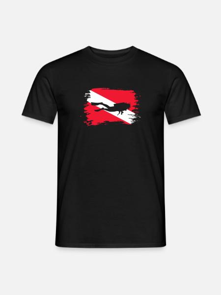 Plongeurs Plongée Mer Vacances Plongée Cadeau - T-shirt homme - noir