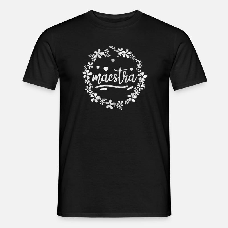 Spanischlehrer - Männer T-Shirt - Schwarz