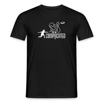 Ultimate Frisbee Sport Discgolf Geschenk - Männer T-Shirt - Schwarz - Vorne - AI Model Male 178 light (178cm)