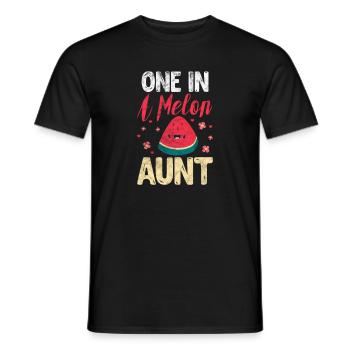 Tante - Männer T-Shirt - Schwarz - Vorne - AI Model Male 178 light (178cm)