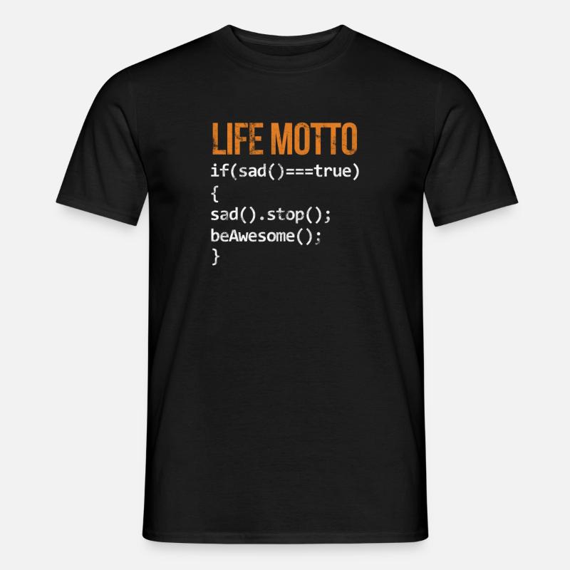 Softwareentwickler - Männer T-Shirt - Schwarz