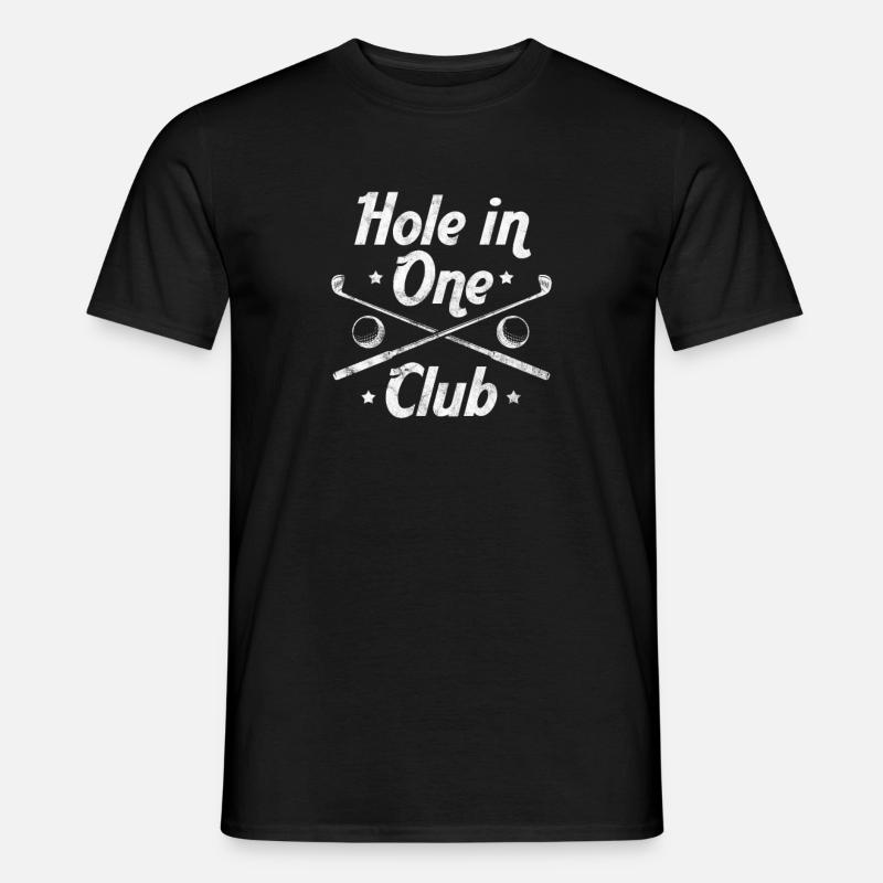Golf - Männer T-Shirt - Schwarz